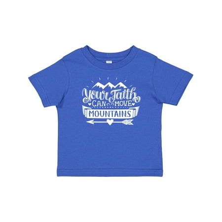

Inktastic Faith Can Move Mountains Christian Inspirational Gift Gift Baby Girl T-Shirt