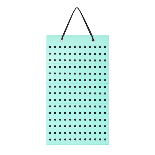 Organizador de adornos para zapatos jinwen fieltro verde claro 30,5 cm x 55 cm
