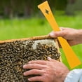 thumbnail image 4 of 2 Pcs Outils Grattoir Ruche en Acier Inoxydable Lève-Cadre Ruche Équipement Apiculture Accessoires Fournitures Jaune, 4 of 5