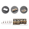 thumbnail image 4 of EeaseCA 1 set of Metal 4 String Electric Bass Guitar Bridge Guitar Bass Replacement Accessory, 4 of 7