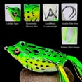 thumbnail image 6 of BIQIANWO 10pcs Topwater Frog Fishing Lure Set, Realistic Soft Bait With Sharp Hooks For Bass And Saltwater Freshwater Fishing, Fishing Accessories, 6 of 8