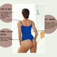thumbnail image 4 of Cinvik Bodysuit Thong Body Shaper Bodysuits Sculpting Crew Neck Camisole Polyamide 1PCS XS S, 4 of 6