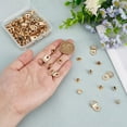 thumbnail image 3 of 40 sets Iron Boot Lace Hooks for Climbing and Outdoor Shoes with Rivets Oval Golden 22x14x3mm Hole: 4mm Button Cover: 8x4mm Rivet: 8x4mm Hole: 2mm Iron, 3 of 6