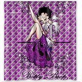 - Ganma Betty Boop Pattern Shower Curtain Polyester Fabric Bathroom Shower Curtain 66x72 inches