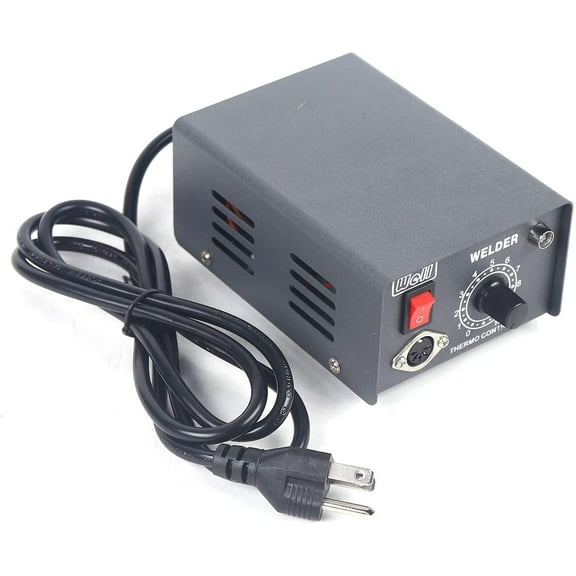 Fetcoi Jewelry Spot Welder Tool 110-220V, Handheld Adjustable Temperature Electric Jewelry Soldering Wax Welder 0~370℃