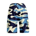 thumbnail image 4 of Hearthz Camo Men's Cargo Shorts Relaxed Fit Breathable Athletic Gym Mens Shorts Hiking Camping Shorts Men with Zipper Pocket, 4 of 4