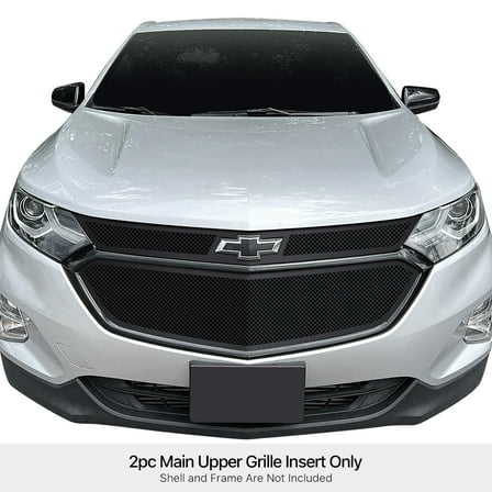 Stainless Steel Main Upper Black Wire Mesh Grille 2018-2021 Chevy Equinox Only Fits Honeycomb Style OE Grille