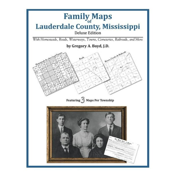 Family Maps of Lauderdale County, Mississippi