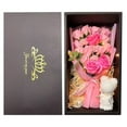 thumbnail image 1 of Oimcto [A Large Gift Box Containing 19 Roses and Carnations + a Teddy Bear] Valentine's Day/Birthday Gift Bouquet,Soap Flowers,And Roses for Your Girlfriend., 1 of 4
