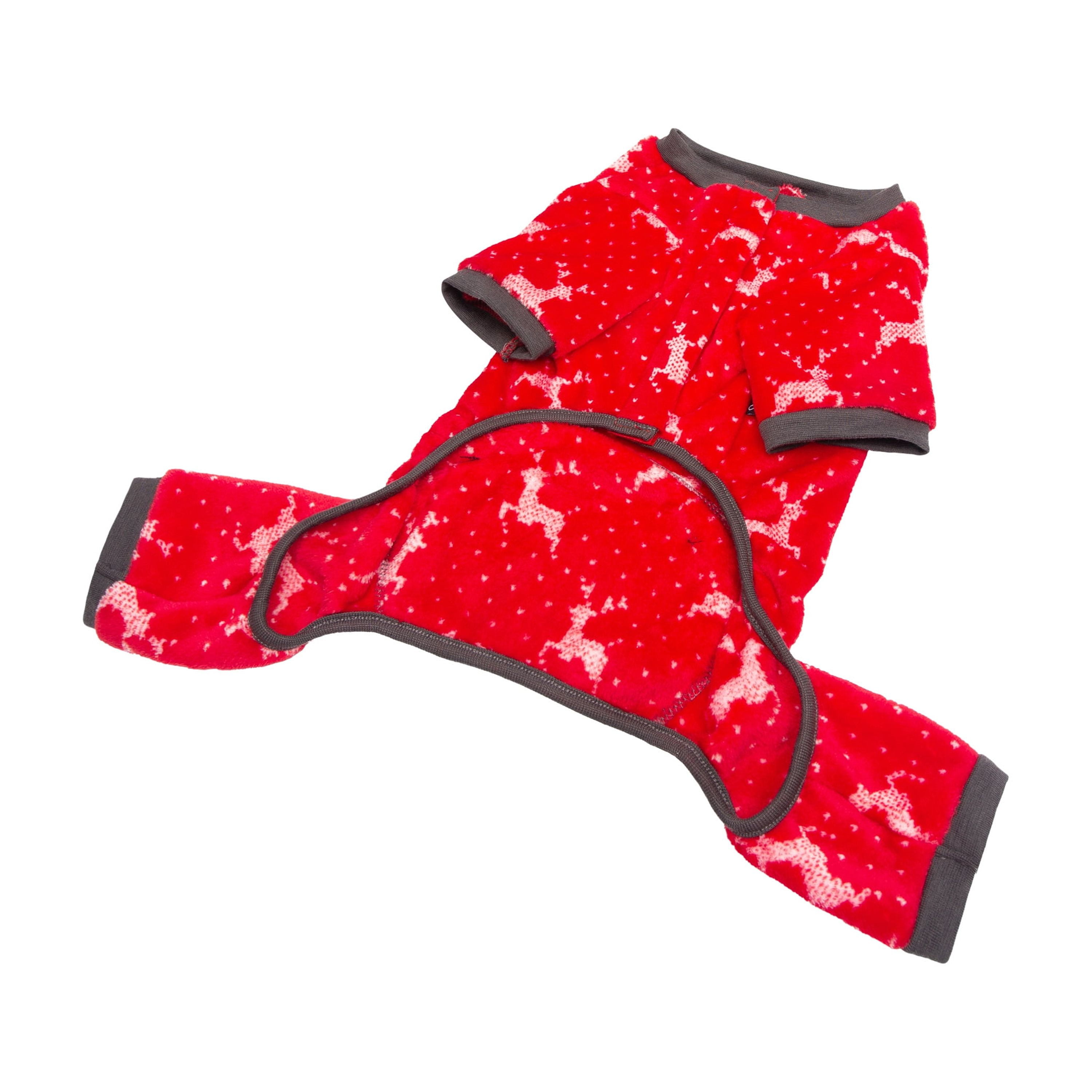 One Paw, Holiday Reindeer PJ, Dog Pajamas, Super Soft Fabric, ONEPAW EX REINDEER PAJAMA