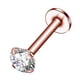 thumbnail image 1 of 1PCS Cristal Piercing Anillo Labio 16G Acero Quirúrgico Circonita Cartílago Tragus Pendientes Stud Pircing Body Jewelry Gao Jiahui unisex, 1 of 2