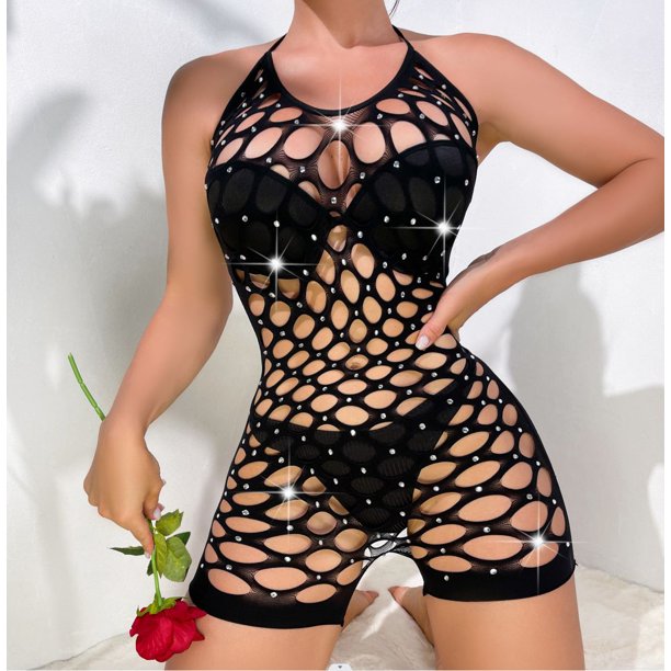 Falda de cadera brillante de talla grande con perforación manual de malla con perforación en caliente para mujeres europeas y americanas