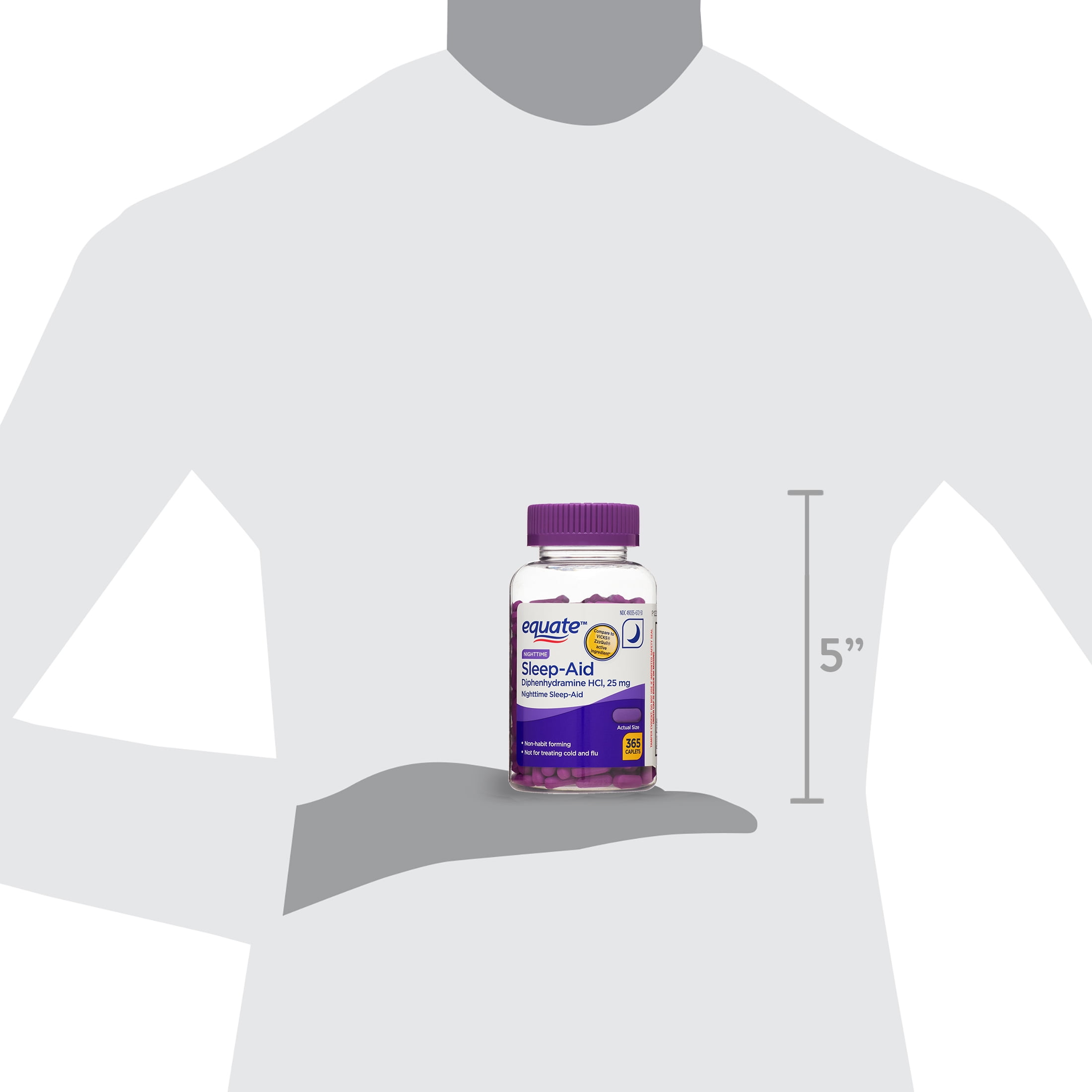 Equate Aide-Sommeil, Gélules Lquides Rapides Capsules de chlorhydrate de  diphénhydramine, 50 mg 