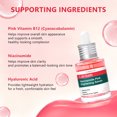thumbnail image 3 of Pink Calcium Niacinamide Face Serum, Hydrating & Smoothing Essence, Lightweight Daily Skincare for a Radiant Look, Infused with Niacinamide & Calcium30ml, 3 of 7