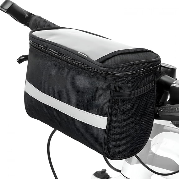 GASTROPOD Bicycle Basket Bike Front Basket Bicycle Insulated Front Bag MTB Bike Handlebar Bag Basket Pannier Cooler Bag with Reflective Strip