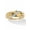 18k Gold-Plated Sterling Silver, variant on Men's Diamond Accent Ring in 18k Gold-Plated or Platinum-Plated Sterling Silver