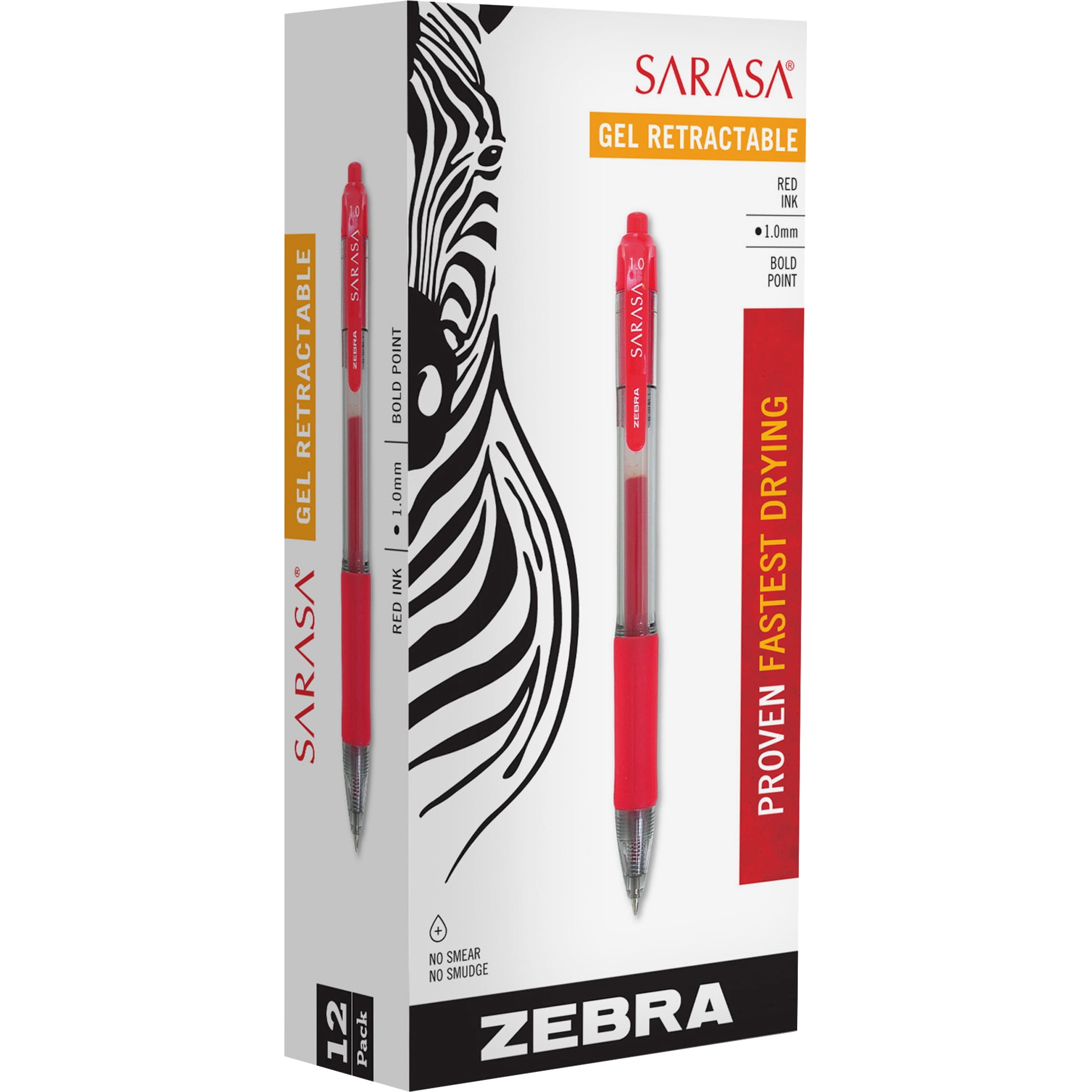 Zebra, ZEB46630, SARASA dry X20 Retractable Gel Pen, 1 Dozen