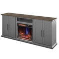 thumbnail image 6 of Twin Star Home TV Stand for TVs up to 80” with Electric Fireplace and USB Charging Ports, 6 of 10