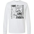thumbnail image 3 of Inktastic I Have... Inspirational Words for Those Battling Lung Cancer Long Sleeve T-Shirt, 3 of 5
