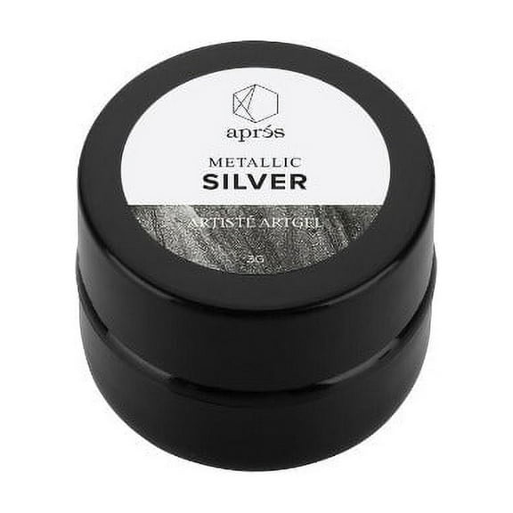 Apres Art Gel - Metallic Silver
