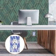 thumbnail image 6 of Light Switch Cover Switch Plate Outlet Cover Plug Cover for Electrical Duplex Outlets Blue and Purple Rhombus Shapes, 6 of 6