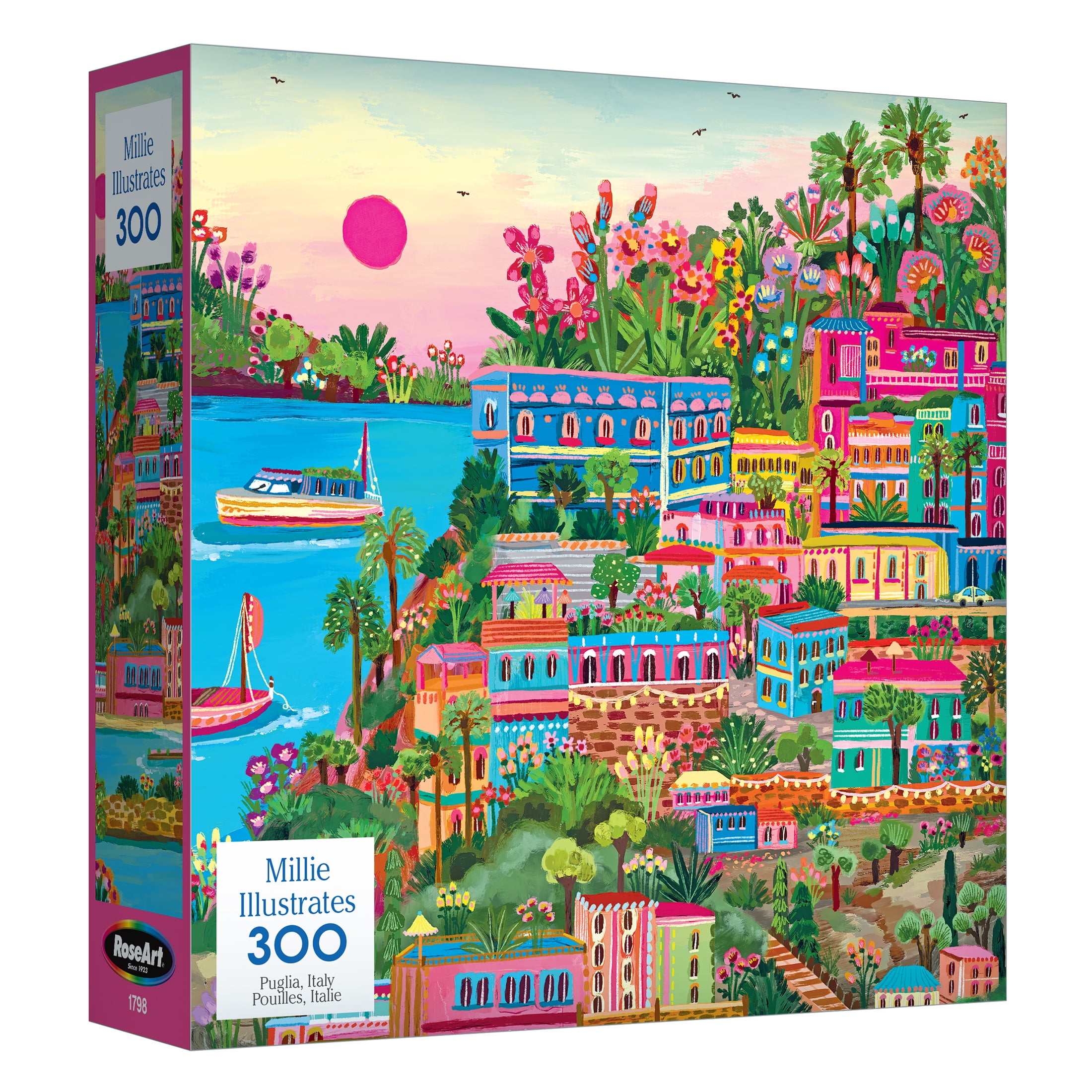 RoseArt - Modern Illustrations 300-Piece - Puglia, Italy - Adult Interlocking Puzzle