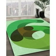 thumbnail image 2 of Ahgly Company Indoor Rectangle Patterned Stoplight Go Green Area Rugs, 4' x 6', 2 of 6