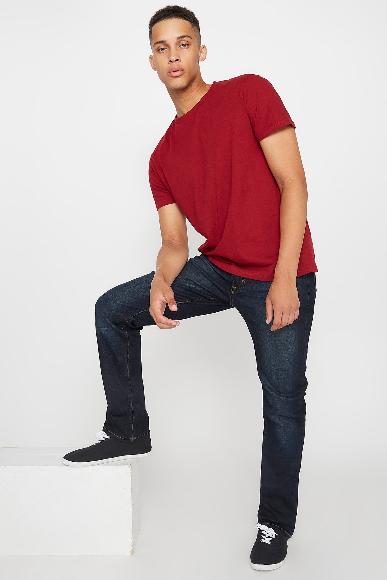 Dark Wash Straight Jean 