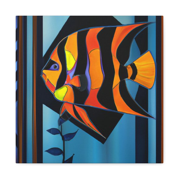 Stardust Celestial Angelfish - Canvas
