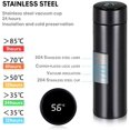 thumbnail image 2 of Intelligent Temperature Display Vacuum Insulated Water Bottle,Leak Proof, Stainless Steel Coffee Thermos,Keep Cold 500Ml Warm (Red), 2 of 8