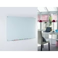 thumbnail image 4 of Audio-Visual Direct Magnetic White Glass Dry-Erase Board Set - 40" x 60" - Includes Magnets, Hardware & Marker Tray, 4 of 9