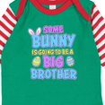 thumbnail image 4 of Inktastic Some Bunny is Going to Be a Big Brother with Bunny Ears and Eggs Boys Long Sleeve Baby Bodysuit, 4 of 5