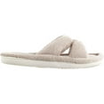thumbnail image 3 of Isotoner Women's Signature X-Slide Slipper, Satin Trim with Memory Foam TAU-6/7, 3 of 3