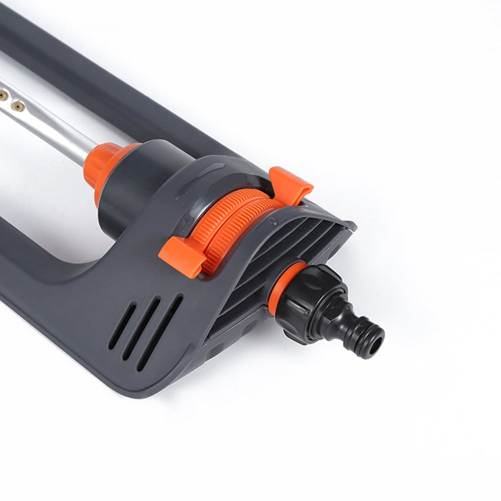 Automatic Oscillation Sprinkler up to 3600 ft² Irrigation Area, Oscillating Sprinkler for Lawn,Plants, Garden (Blue)