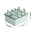 thumbnail image 3 of Homemade Popsicles Molds,DIY Popsicle Molds 8 Cavity,Popsicle Molds for Kids,Ice Molds,Ice Cream Mold, 3 of 3