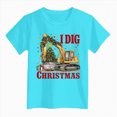 thumbnail image 5 of sdbrld Christmas Shirts for Kids Boys Merry Christmas T-Shirts Short Sleeve Holiday Tee Xmas Gift Tops Sky Blue Sizes 7-8 Years, 5 of 5