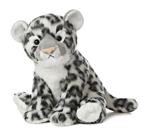 Snow Leopard Mini Flopsie 8 Stuffed Animal by Aurora Plush 31367 for sale online 