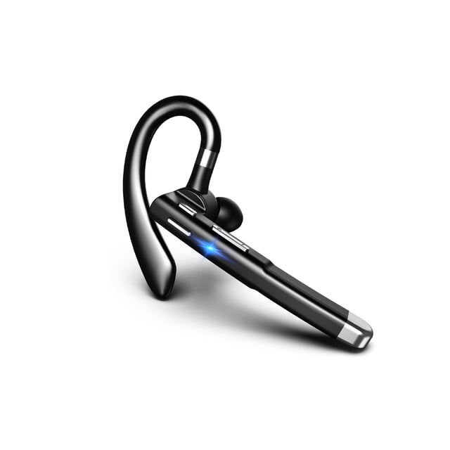 Sidaley Auriculares deportivos inalámbricos compatibles con Bluetooth de 1 pieza, llamadas manos libres, negocios portátiles de 2,4 GHZ con estuche de Cables de audio/vídeo