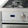 thumbnail image 6 of Commercial Style 36. in. 3.8 cu. ft. 5 Burners Dual Fuel Range, Convection Oven, Textured Grip Handle in Stainless Steel, 6 of 12