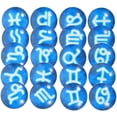 thumbnail image 4 of 20 Pcs Cabochons Motif 12 Constellations Signe du Zodiaque Dôme en Verre Plat, 4 of 8