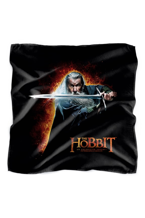 The Hobbit Gandalf Secret Fire Bandana (21 in x 21 in)