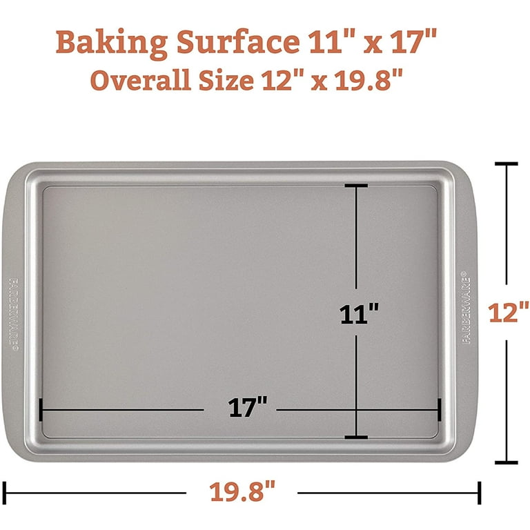 Farberware Nonstick Bakeware Set with Nonstick Cookie Sheet/Baking