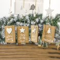 thumbnail image 1 of 4PCS Wooden Christmas Letter Doodle Small Wooden Sign Pendant Christmas Tree Tag, 1 of 6
