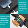 thumbnail image 6 of BambuMate Bamboo Bedside Shelf for Bed with Cable Management & Cup Holder,Attachable Removable Bedside Tray,Tablet Holder Black, 6 of 8