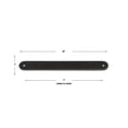 thumbnail image 2 of GlideRite 8" Rounded Backplate 7" 178mm Center-Center, Oil Rubbed Bronze, 2 of 2