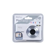 Vivitar Popsnap Compact Digital Camera, White, 16X Zoom, 1080p, Built-in Flash, Micro SD, Slim Lightweight Pocket Design