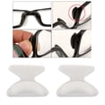 thumbnail image 3 of 20 Pares de Almohadillas Nasales Antideslizantes de Silicona Suave Gafas de Sol Gafas Accesorios Almohadillas Nasales Blanco ANGGREK Otros, 3 of 8