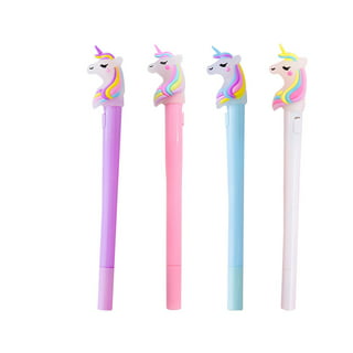 2pcs Funny Pens Luminous Pens Light Up Pens Glow in The Dark Pens Kids Party Favor Toys Gifts Unicorn