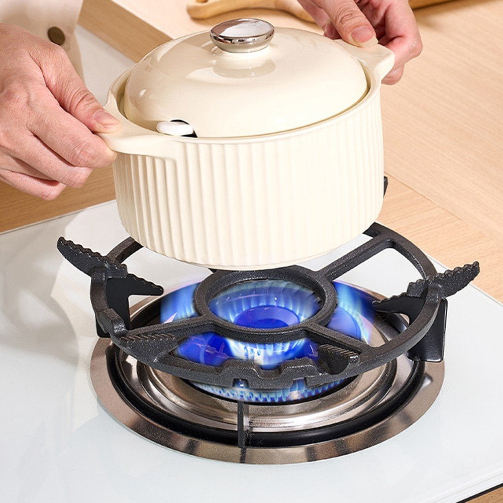 Slccxzc Cast Iron Wok Support Ring Universal Stove Rack Cooktop Pan Holder