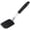 Black, variant on 1 Pc Silicone Cookie Spatula Turner Mini Brownie Spatula Flexible Kitchen Small Silicone Turner for Nonstick Cookware Heat Resistant No Scratch Flipper for Egg Pancake, 9.69x2.56 Inch